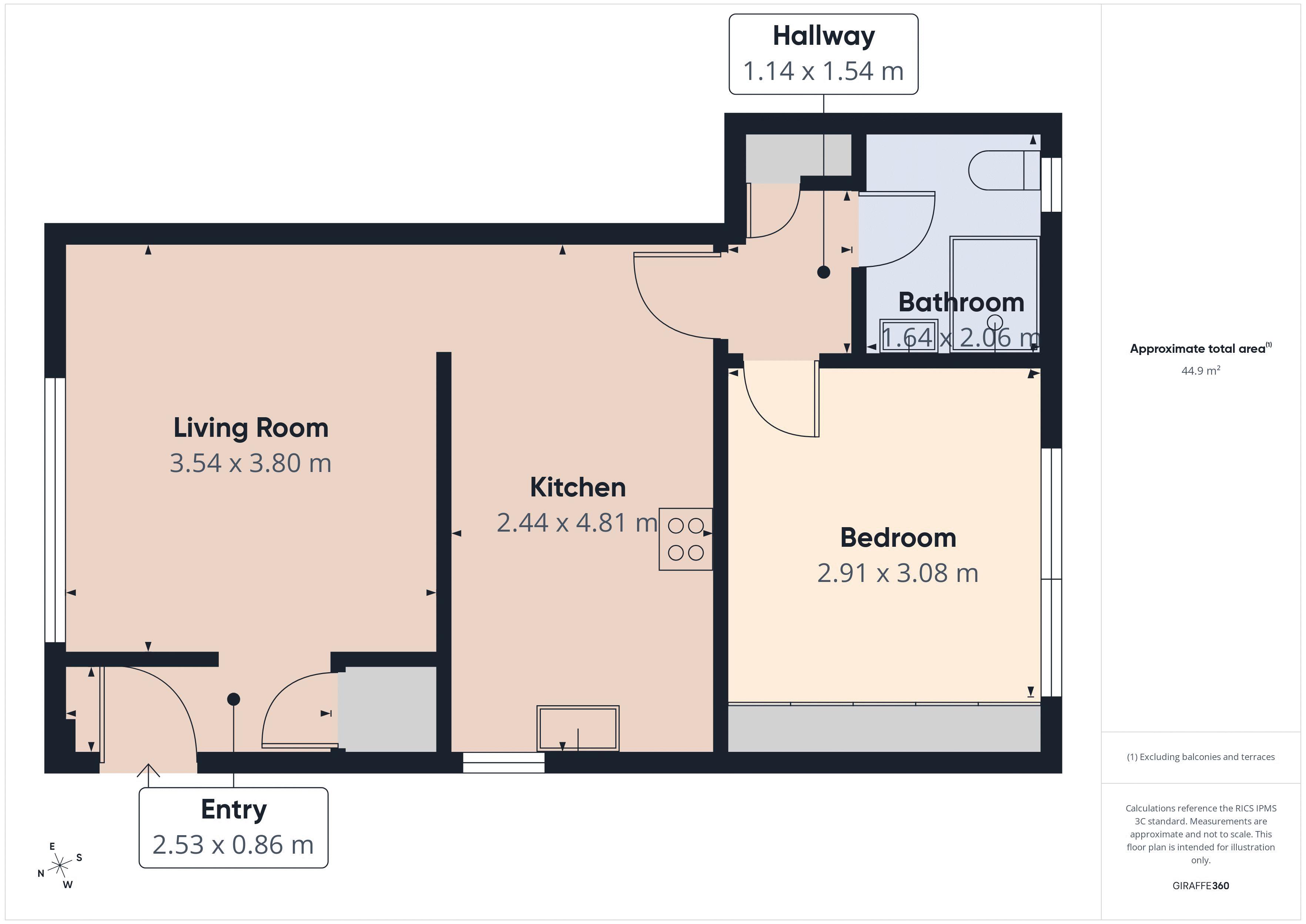 Floorplan for The Gabriels, High Crompton