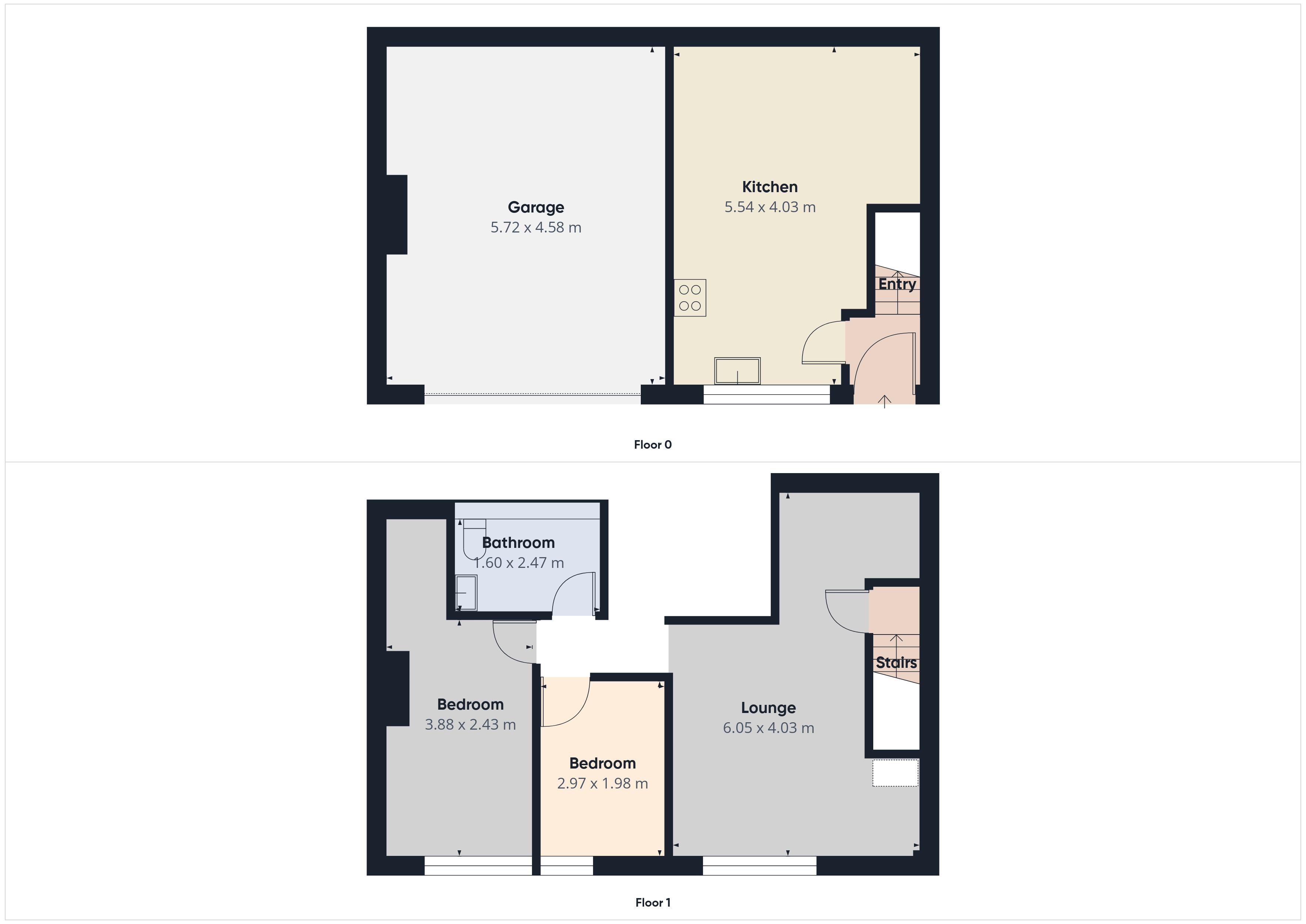 Floorplan for Barkwell Lane, Mossley