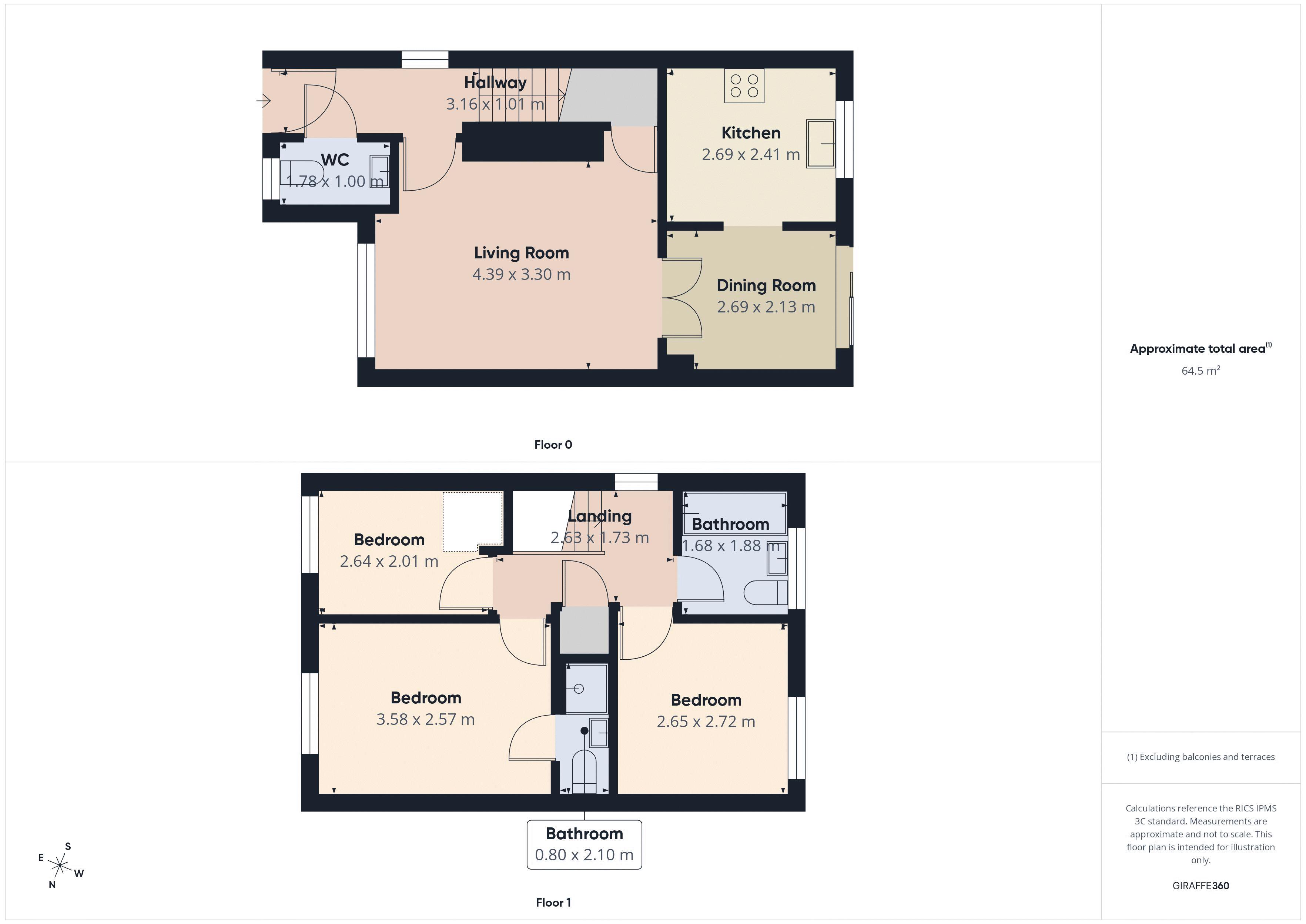 Floorplan for St. Ambrose Road, Oldham