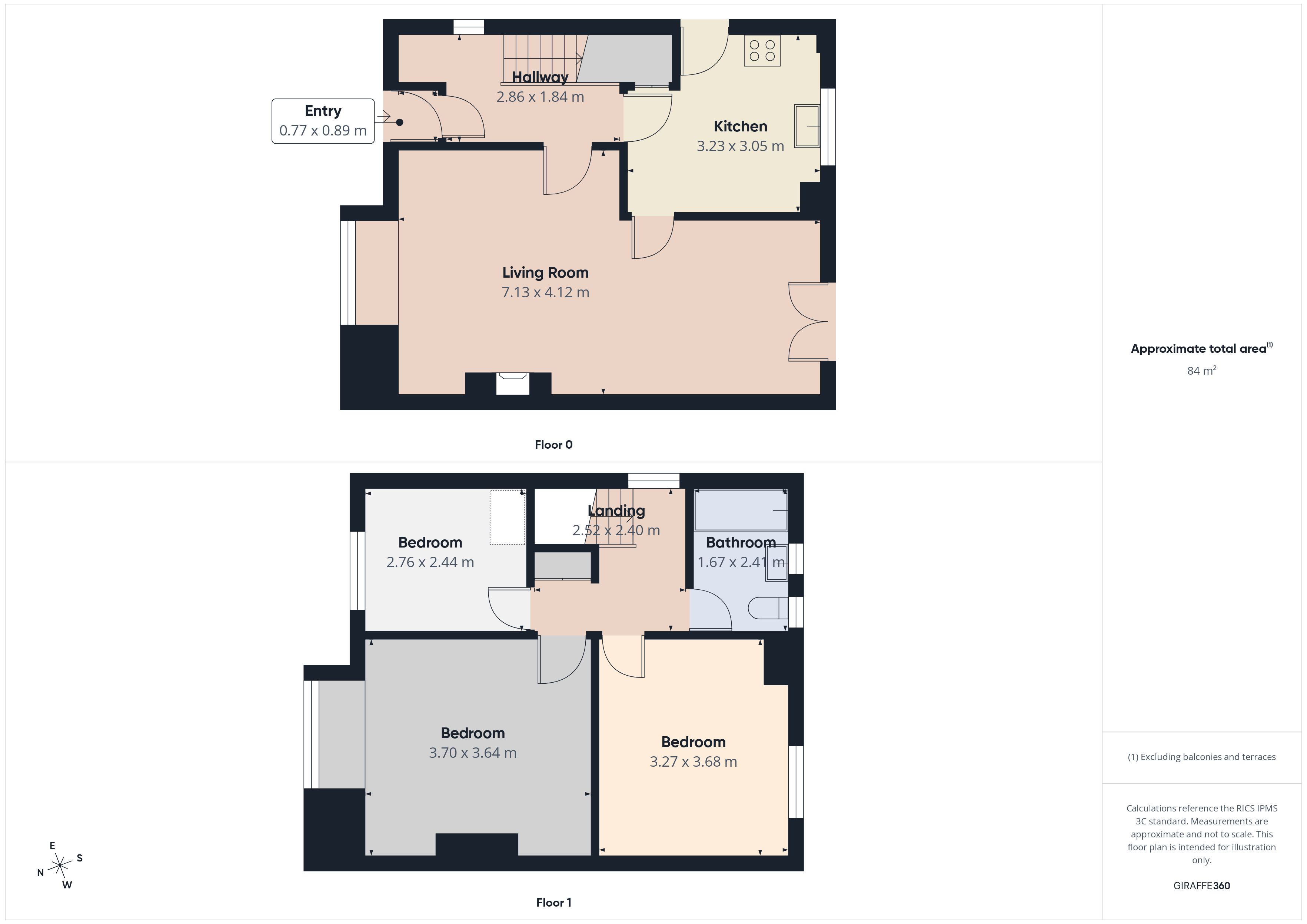 Floorplan for Hayfield Close, Moorside