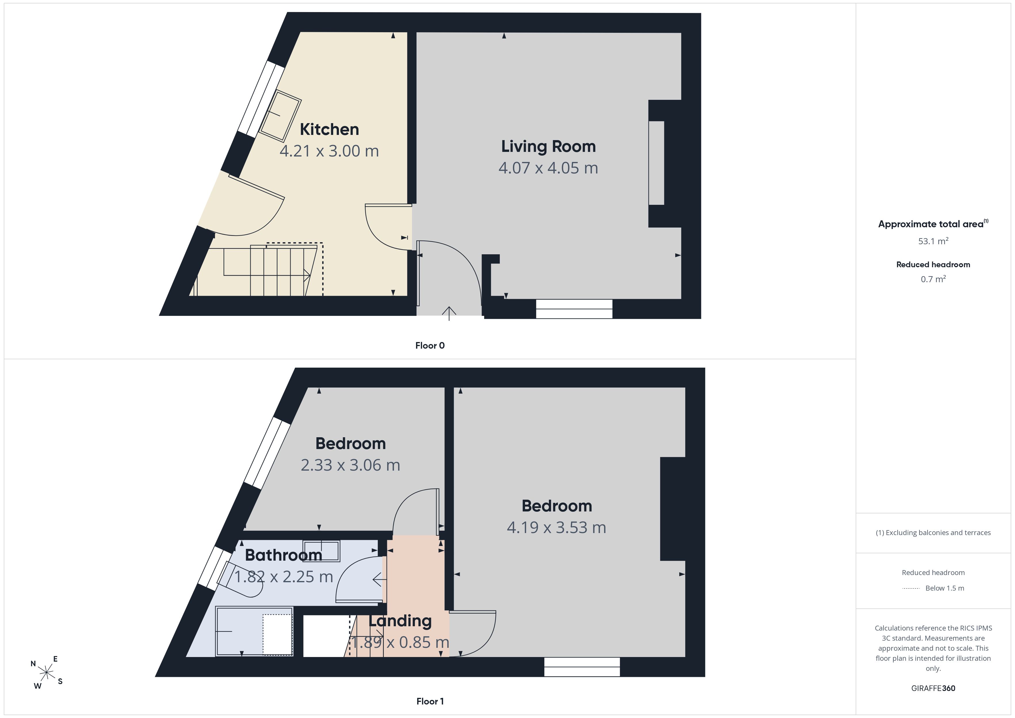 Floorplan for Mosshey Street, Shaw