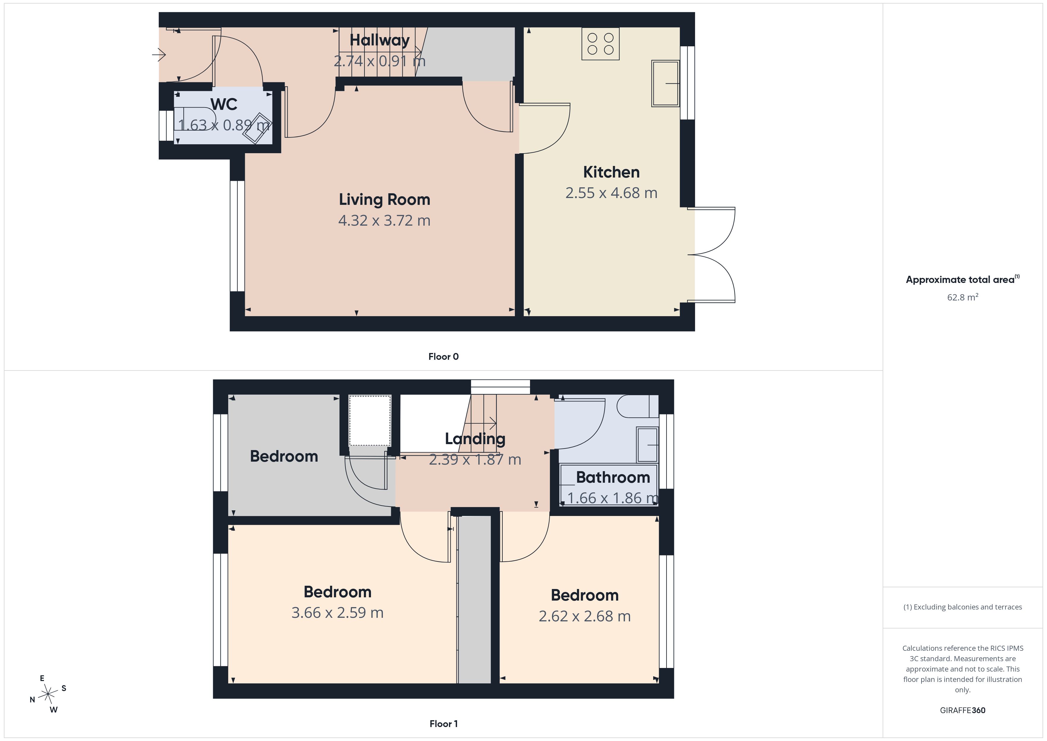 Floorplan for Kings Grove, Wardle Rochdale