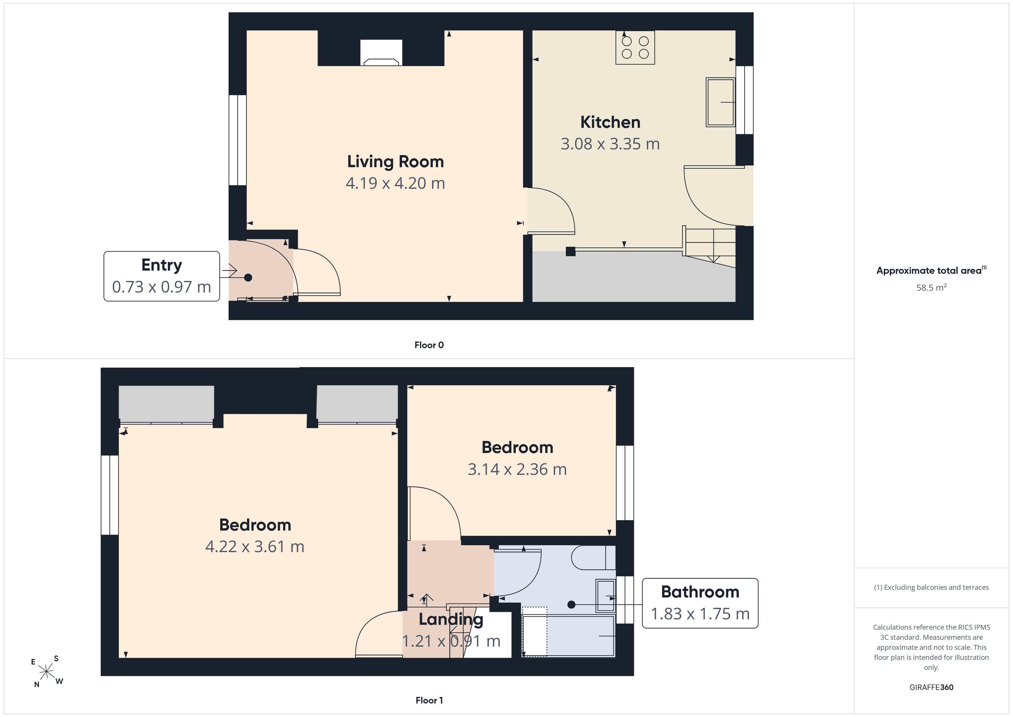 Floorplan for Herbert St, Oldham