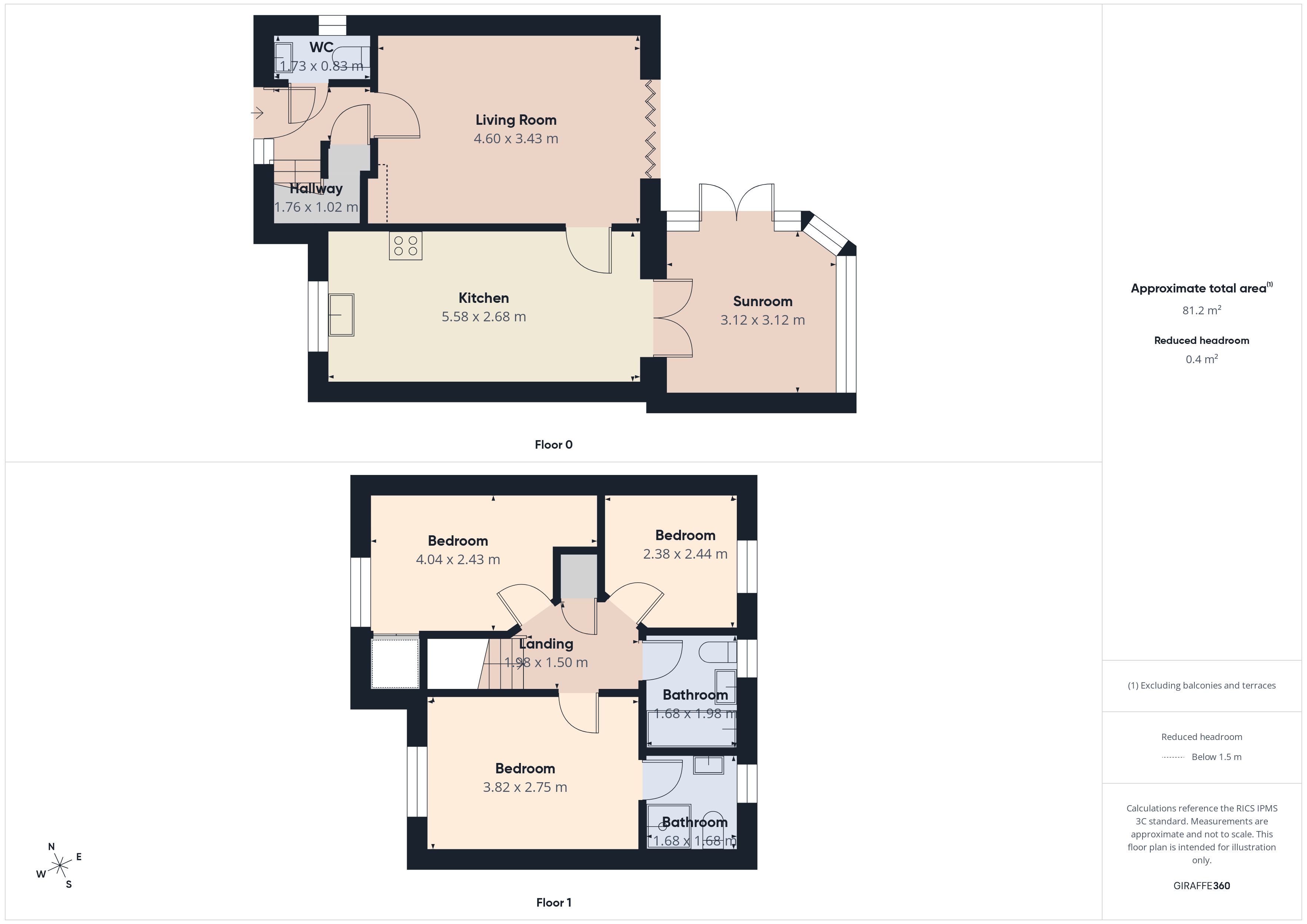 Floorplan for Sorrel Way, Oldham