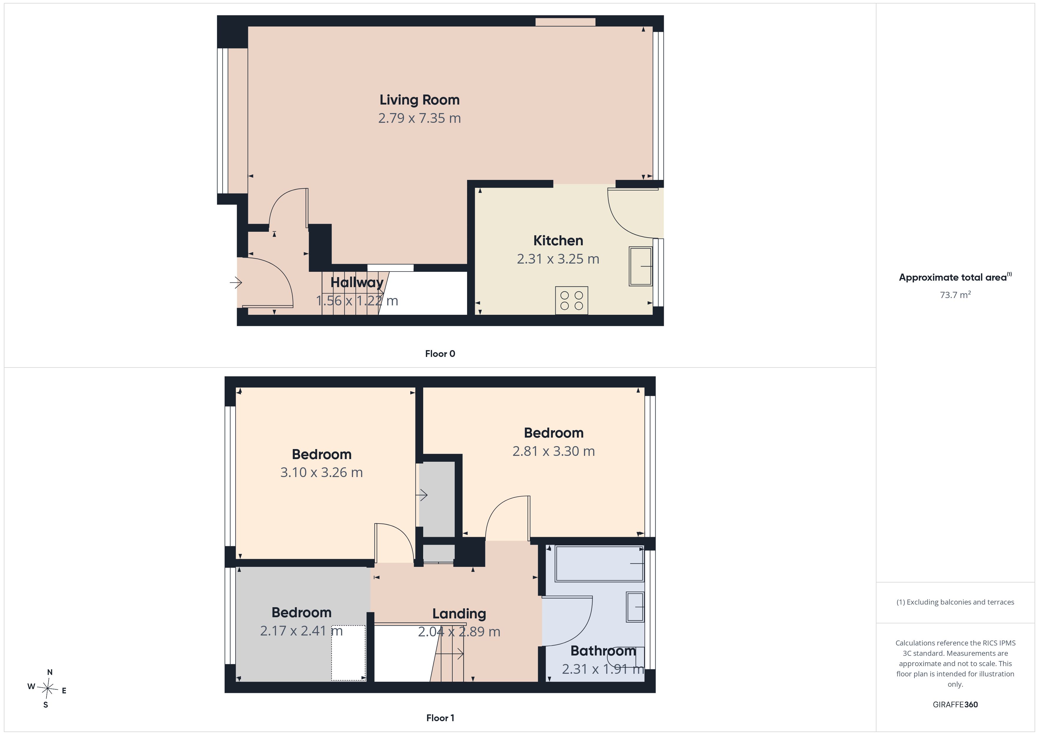 Floorplan for Holly Grove, Lees