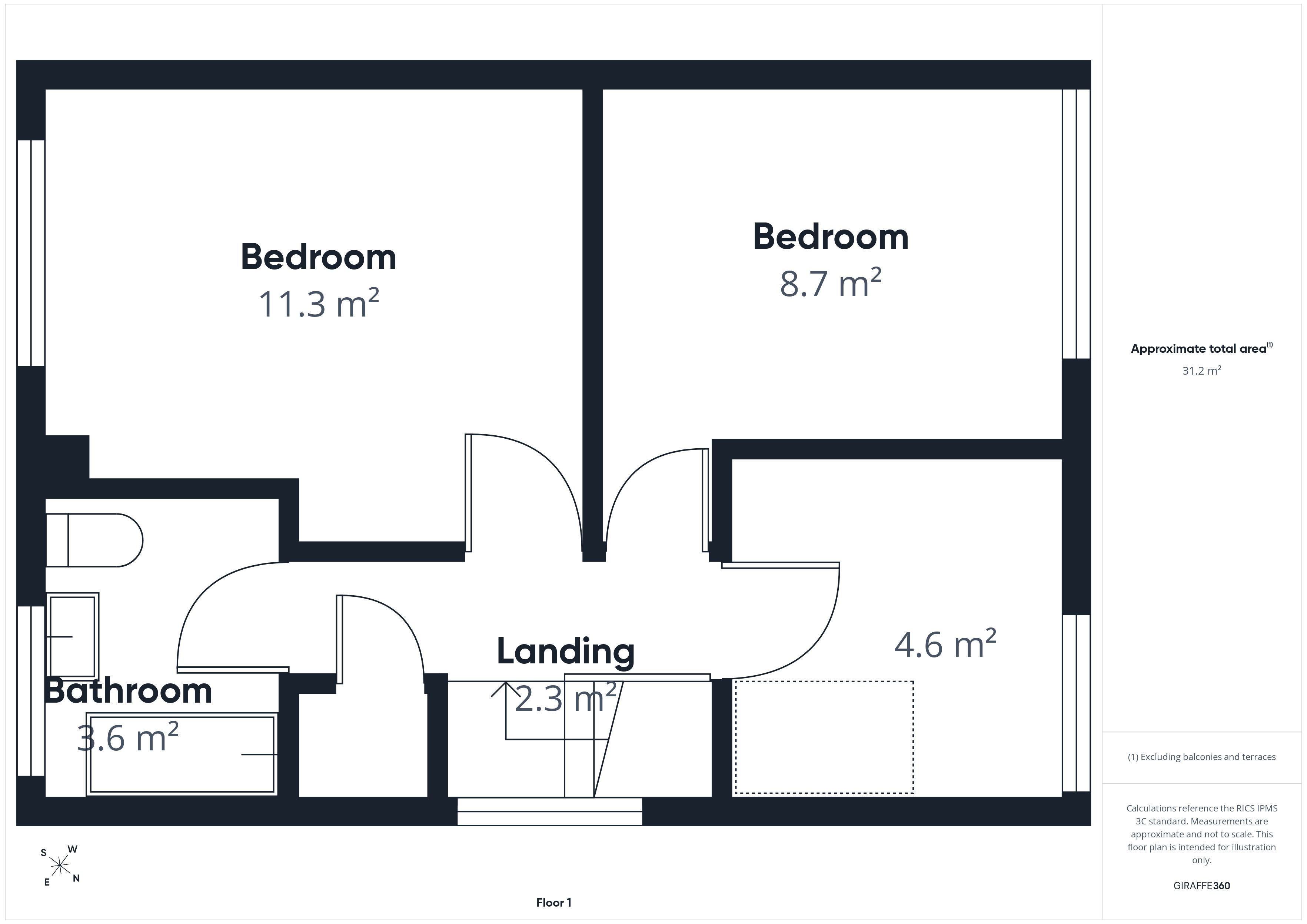 Floorplan for Saffron Drive, Moorside