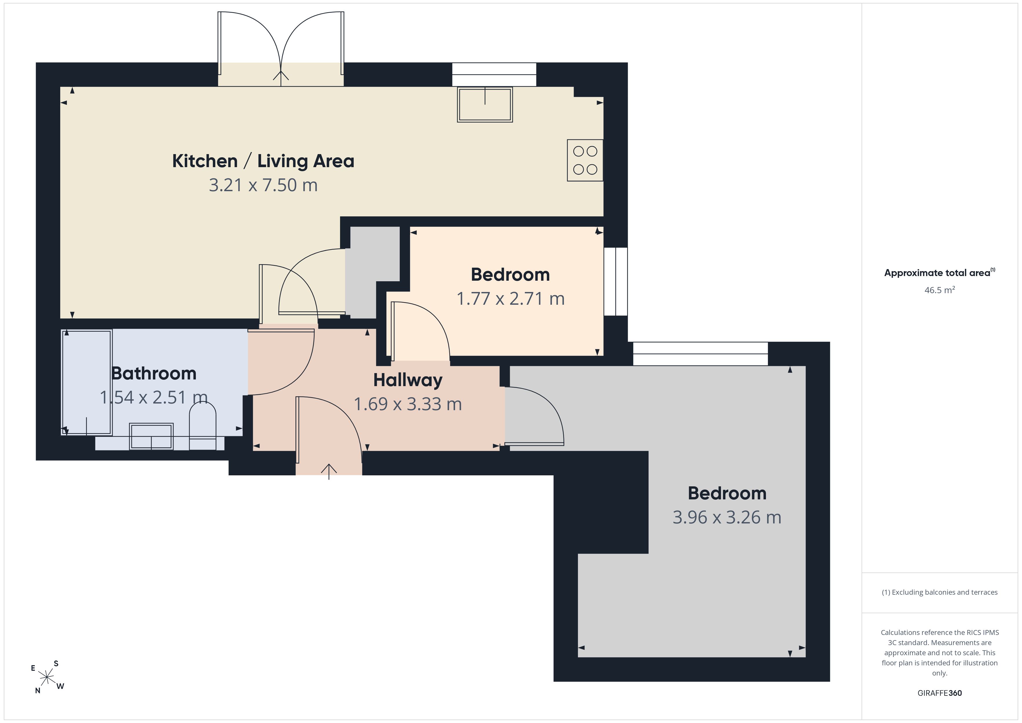 Floorplan for The Victory, Oldham