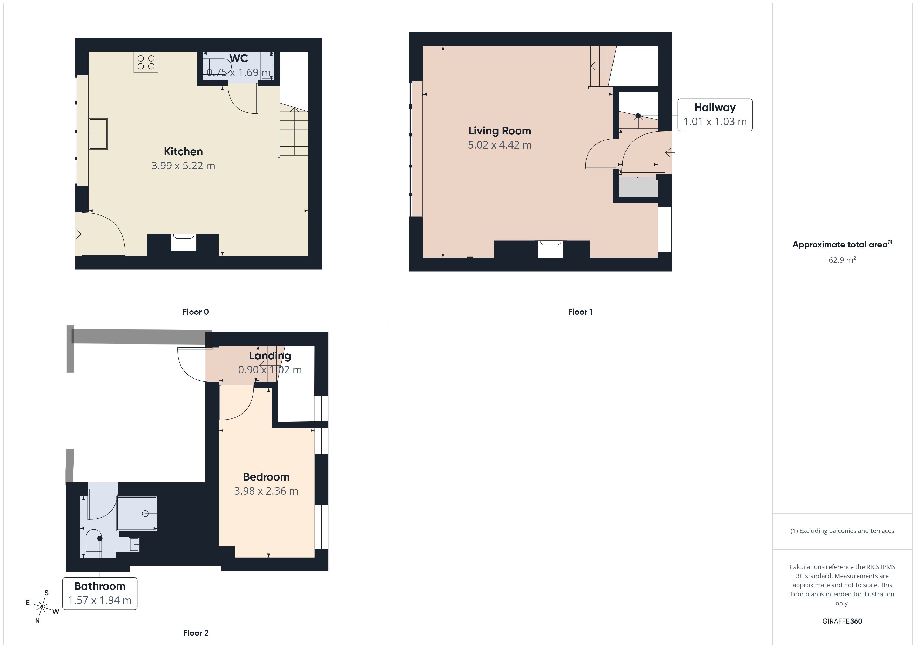 Floorplan for Stoneswood Road, Oldham