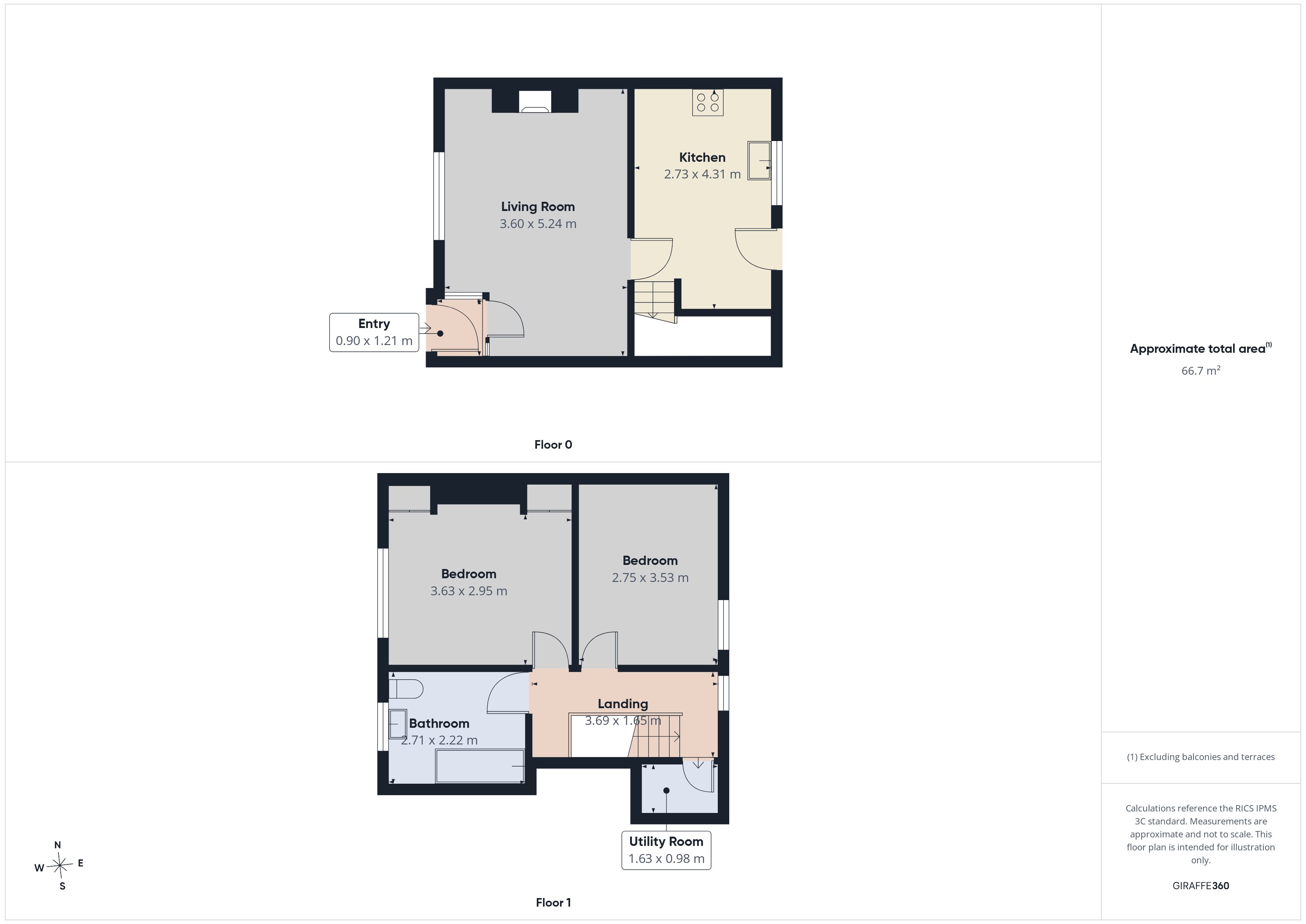 Floorplan for Christine Street, Oldham