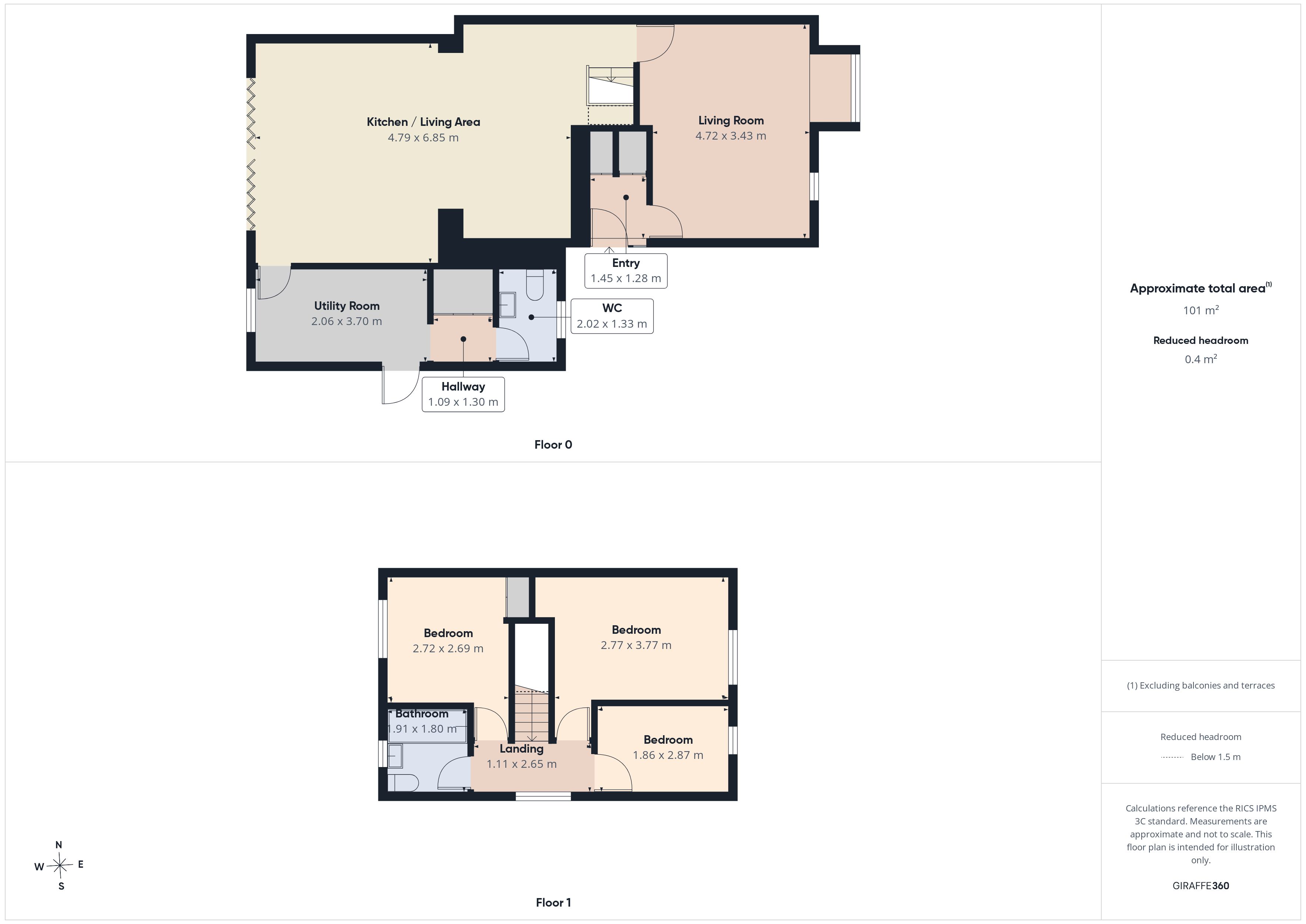 Floorplan for Pennine Vale, Shaw