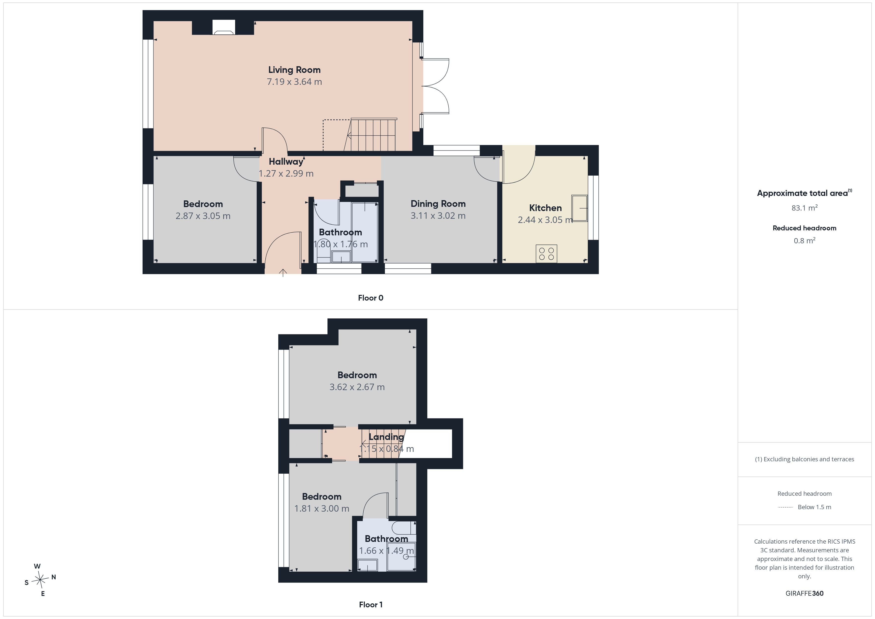 Floorplan for Norfolk Close, Oldham