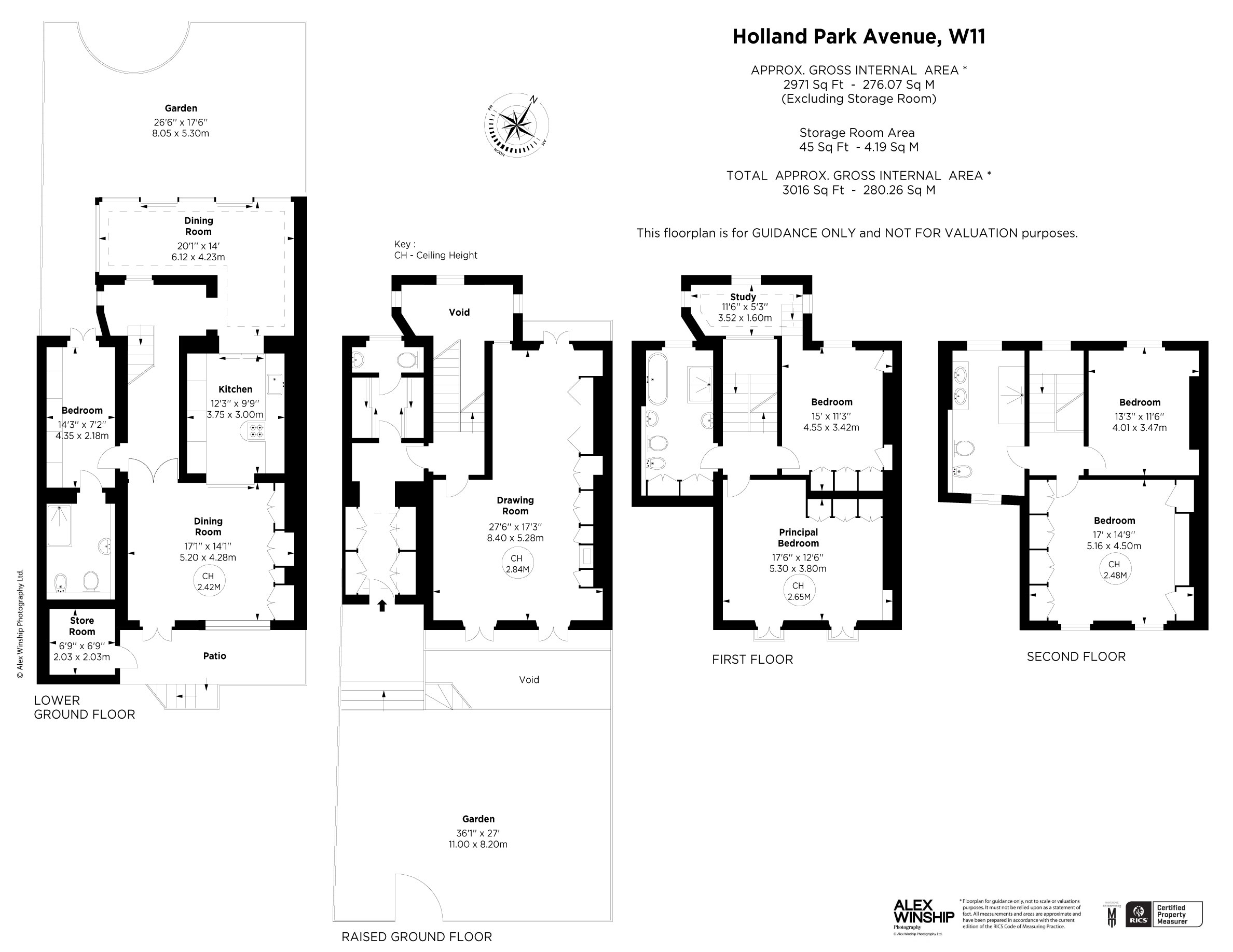 Floorplan for Holland Park Avenue, Holland Park