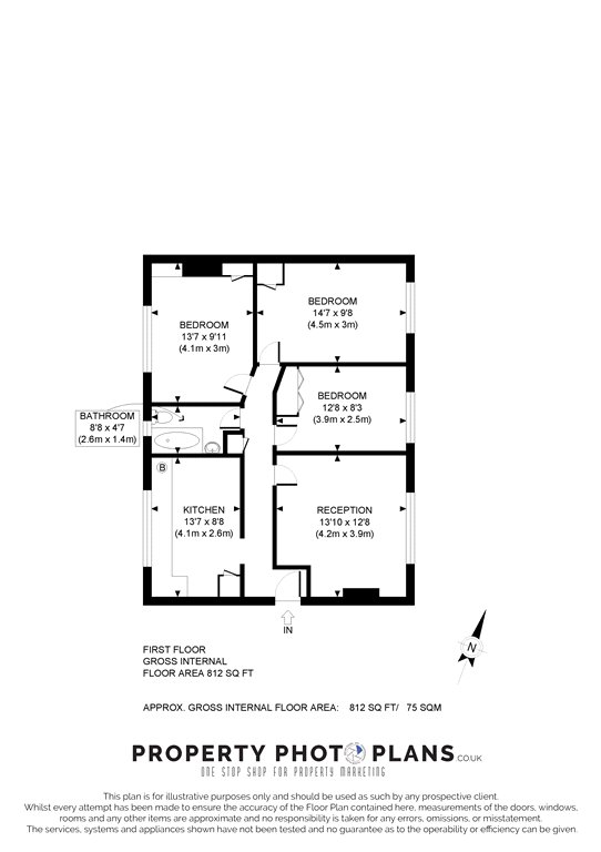 Floorplan for Walmer Road, Holland Park
