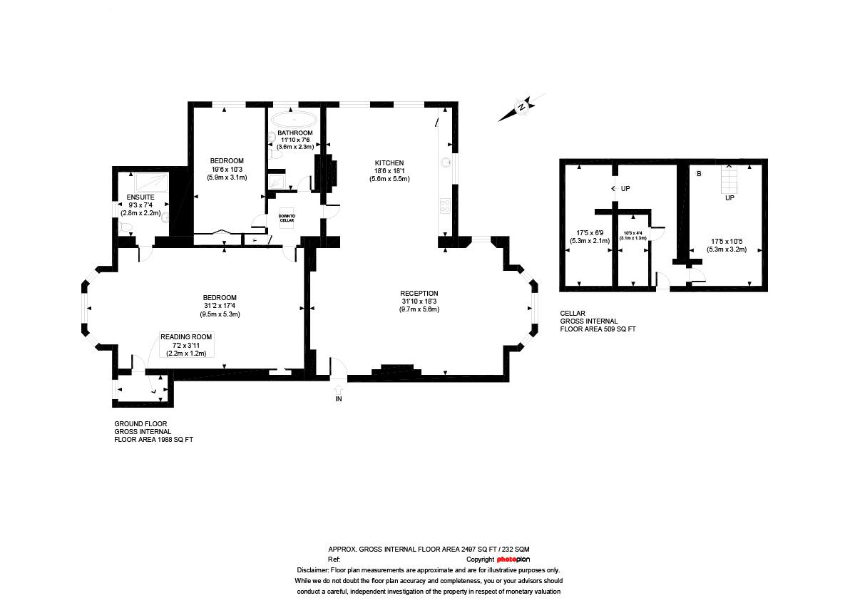 Floorplan for Breakspear House, Harefield