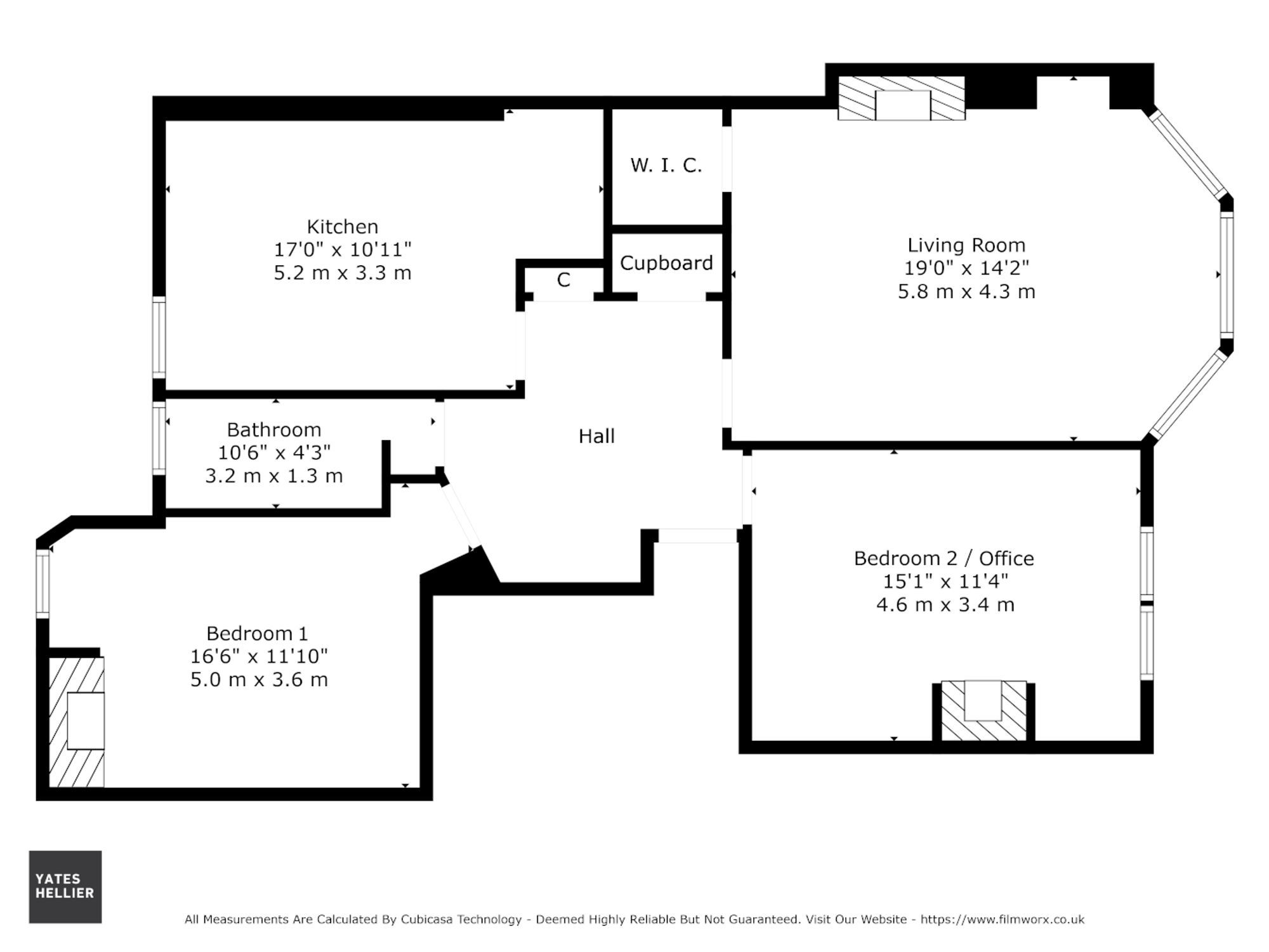 Floorplan for 63 Polwarth Street, Hyndland, G12