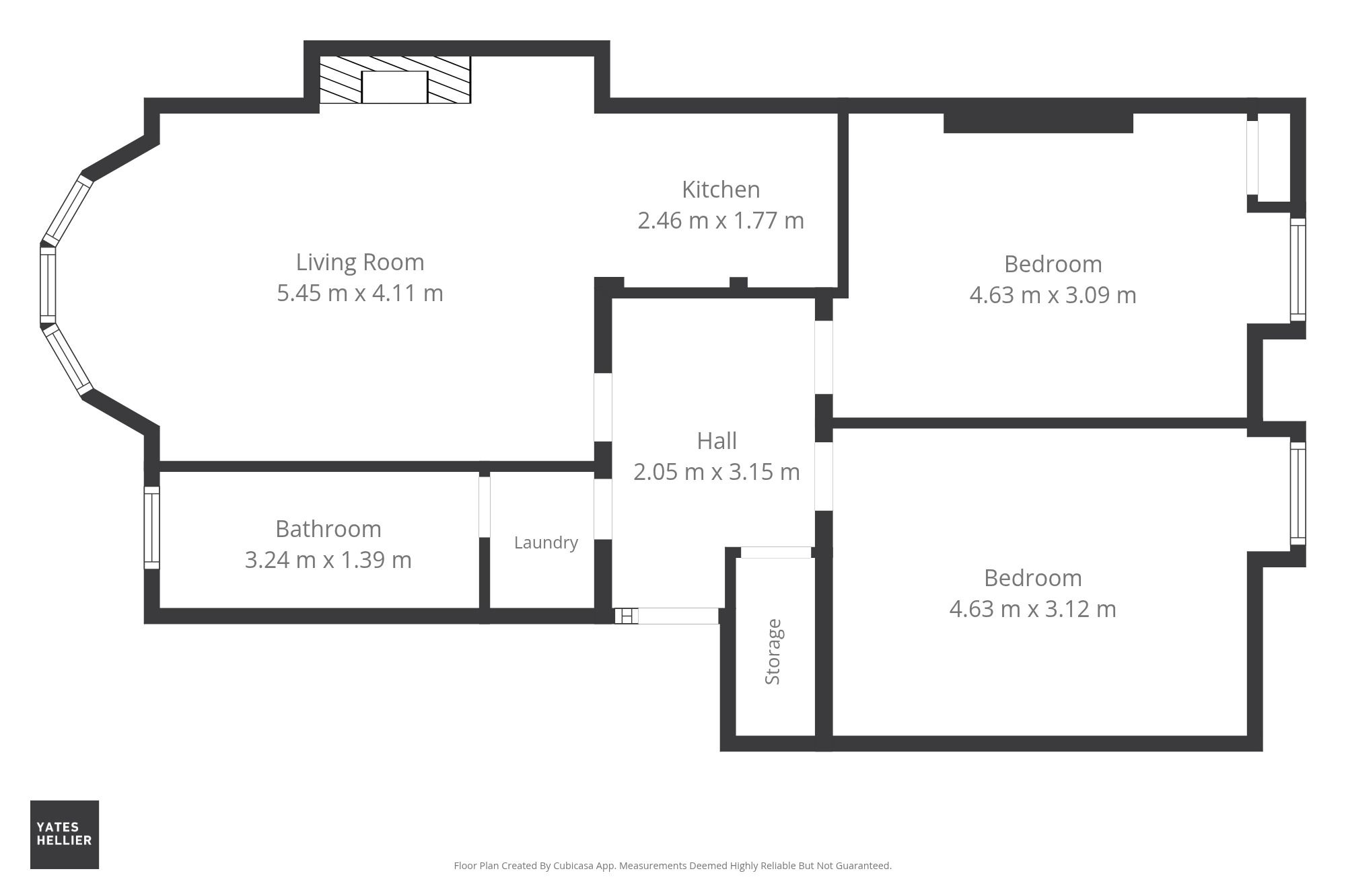 Floorplan for 51 Fergus Drive, North Kelvinside, G20