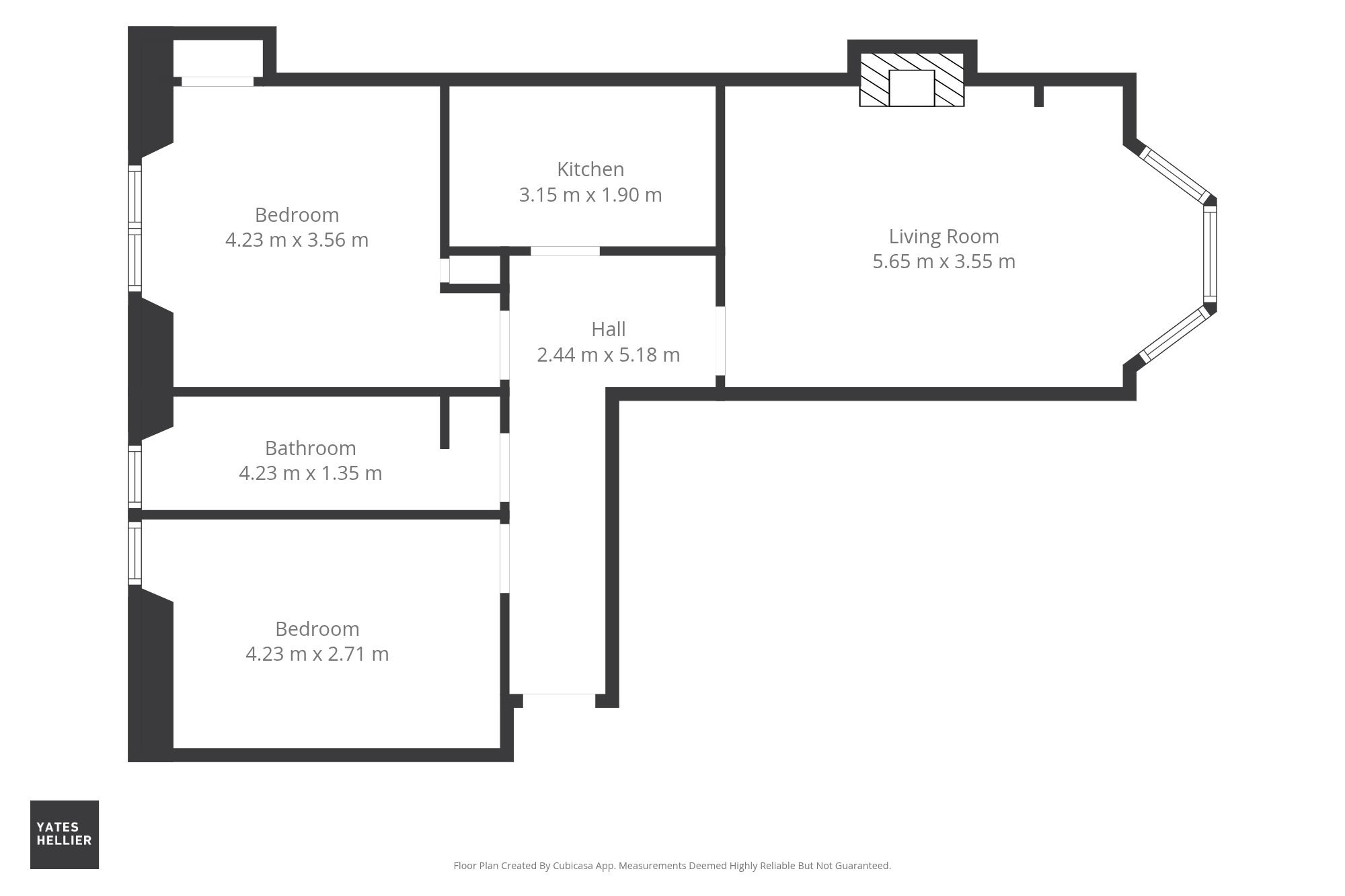 Floorplan for 20 Caird Drive, Partickhill, G11
