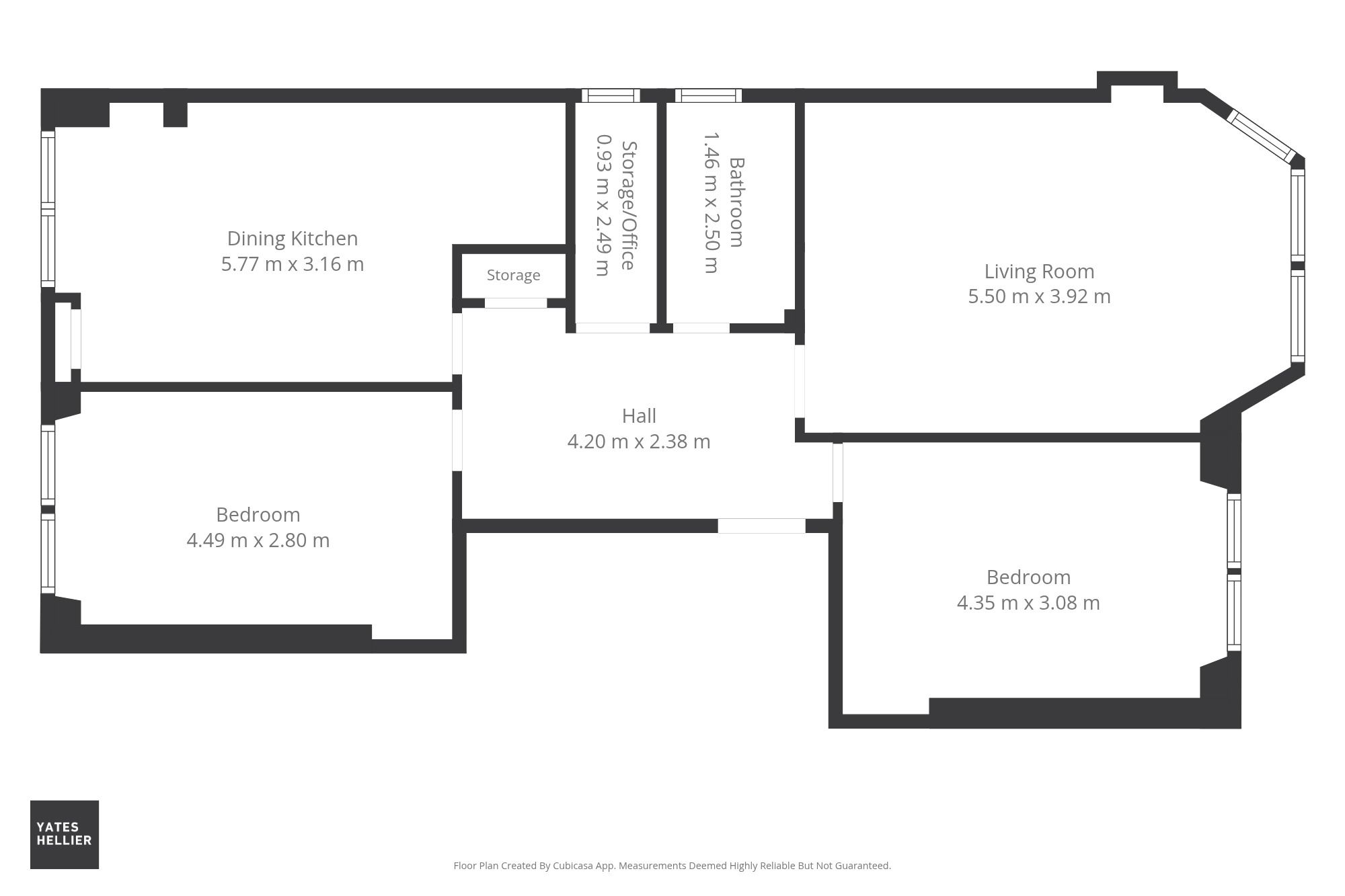 Floorplan for 68 Queensborough Gardens, Hyndland, G12
