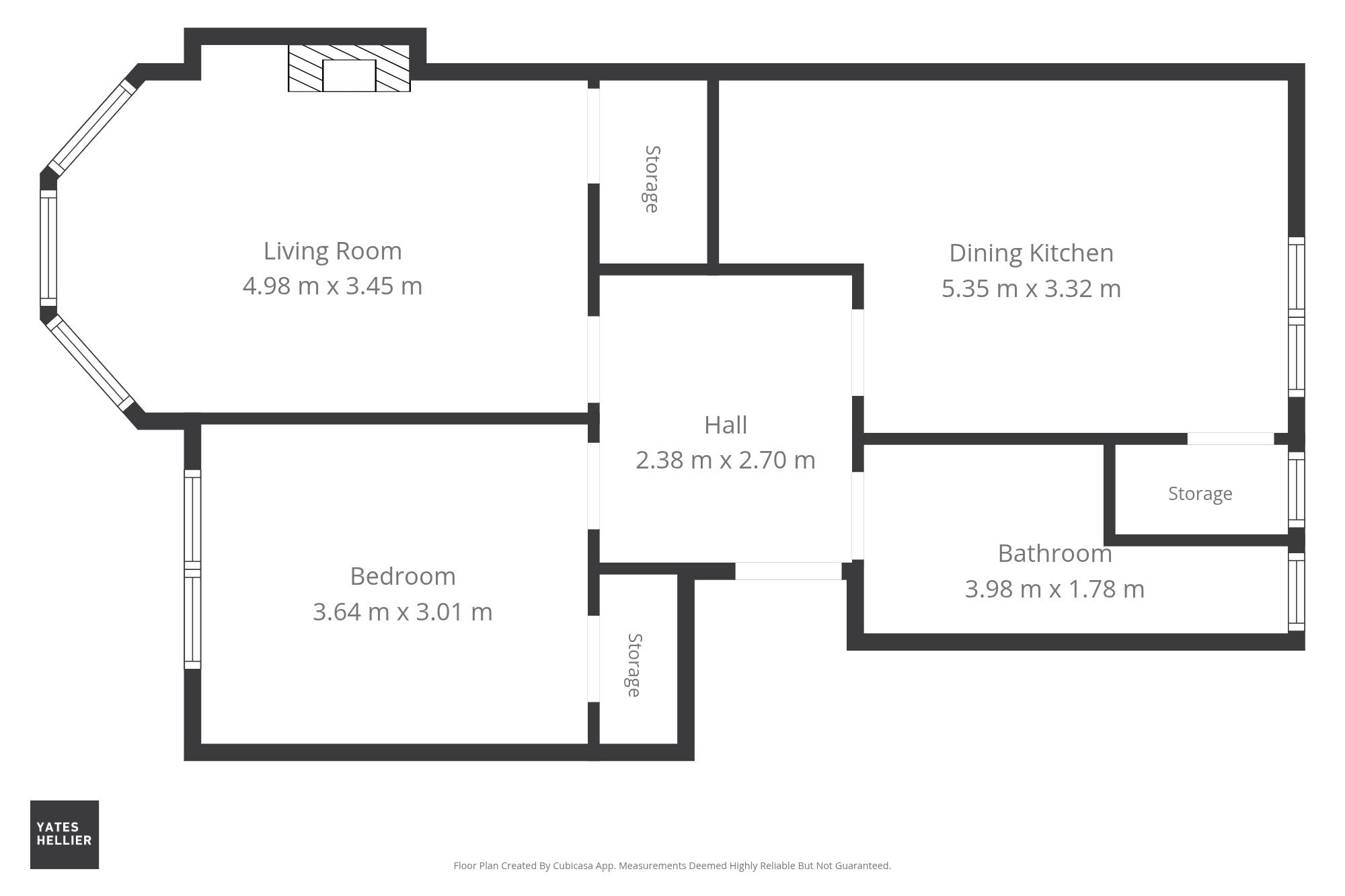 Floorplan for 11 Lawrie Street, Partick, G11