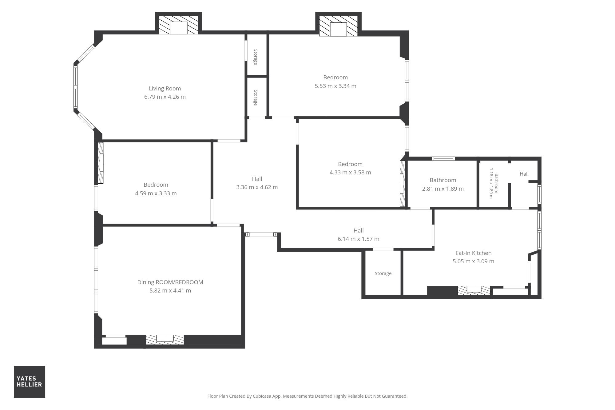 Floorplan for 19 Falkland Street, Hyndland, G12
