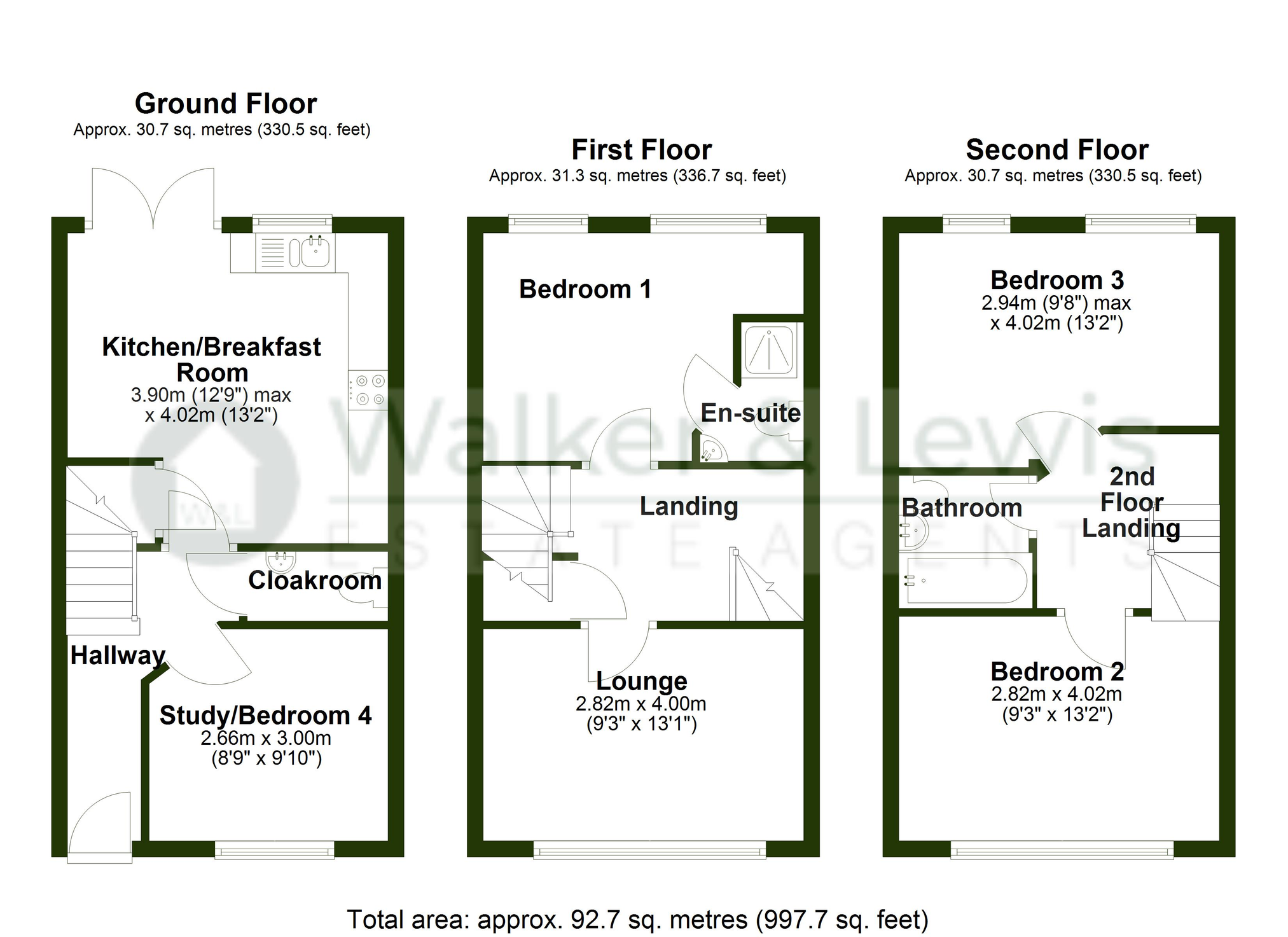 Floorplan for Rhodfa Ieuan, Capel Llanilltern, Cardiff