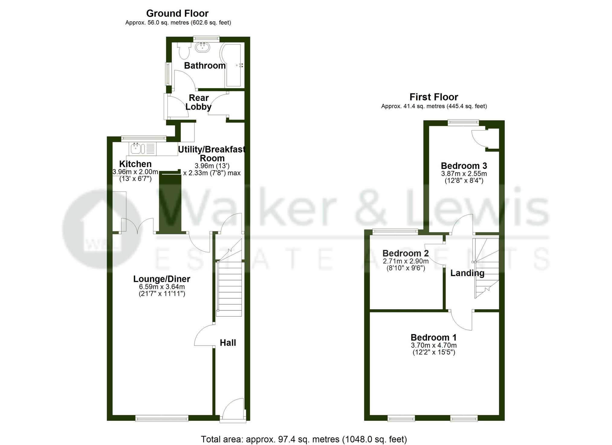 Floorplan for Llewelyn Street, Pontypridd, Rhondda Cynon Taf