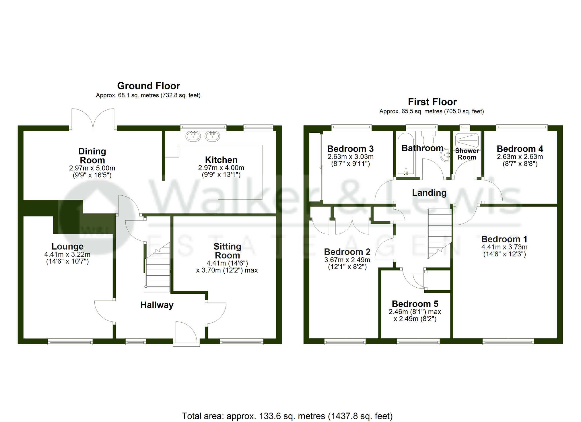 Floorplan for Priory Close, Pontypridd, Rhondda Cynon Taf