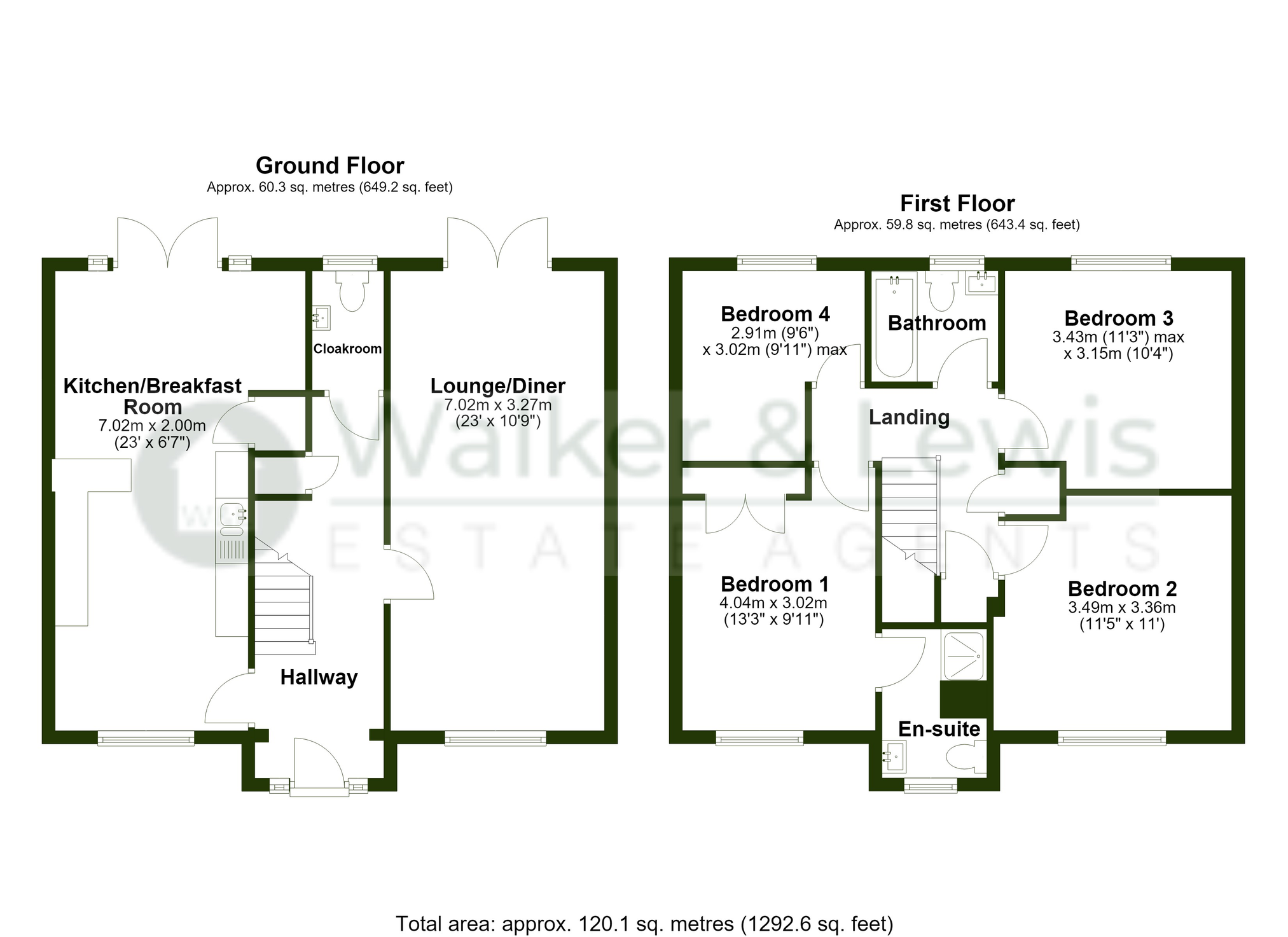 Floorplan for Comin Y Coed, Tonyrefail, Rhondda Cynon Taf, CF39 8GD, Rhondda Cynon Taf, Rhondda Cynon Taf