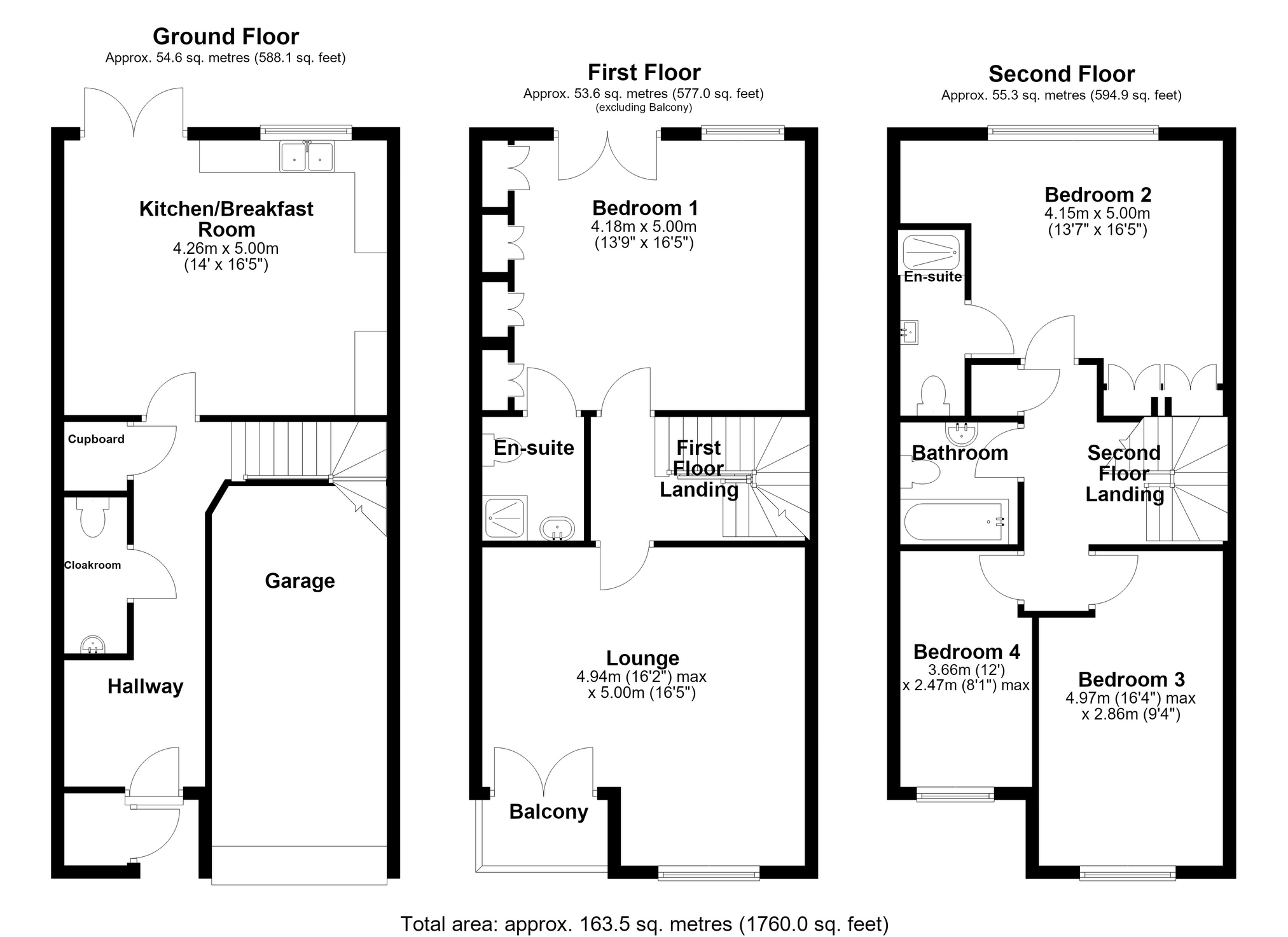 Floorplan for Pasteur Grove, Church Village, Pontypridd, Rhondda Cynon Taf