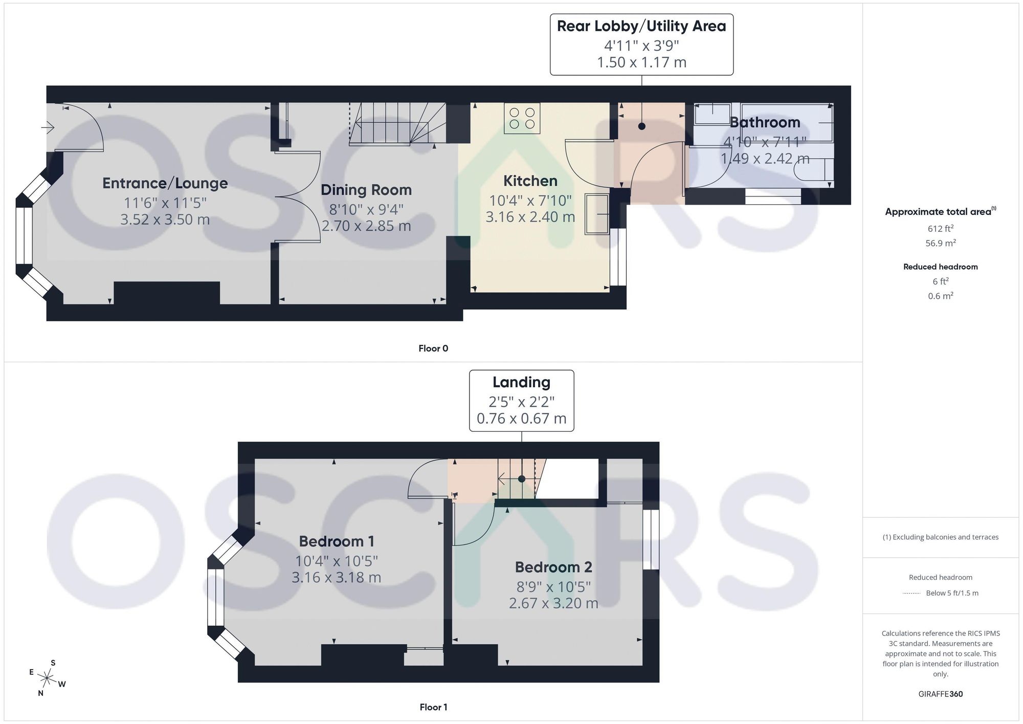 Floorplan for Huntingdon Street, Hull, HU4