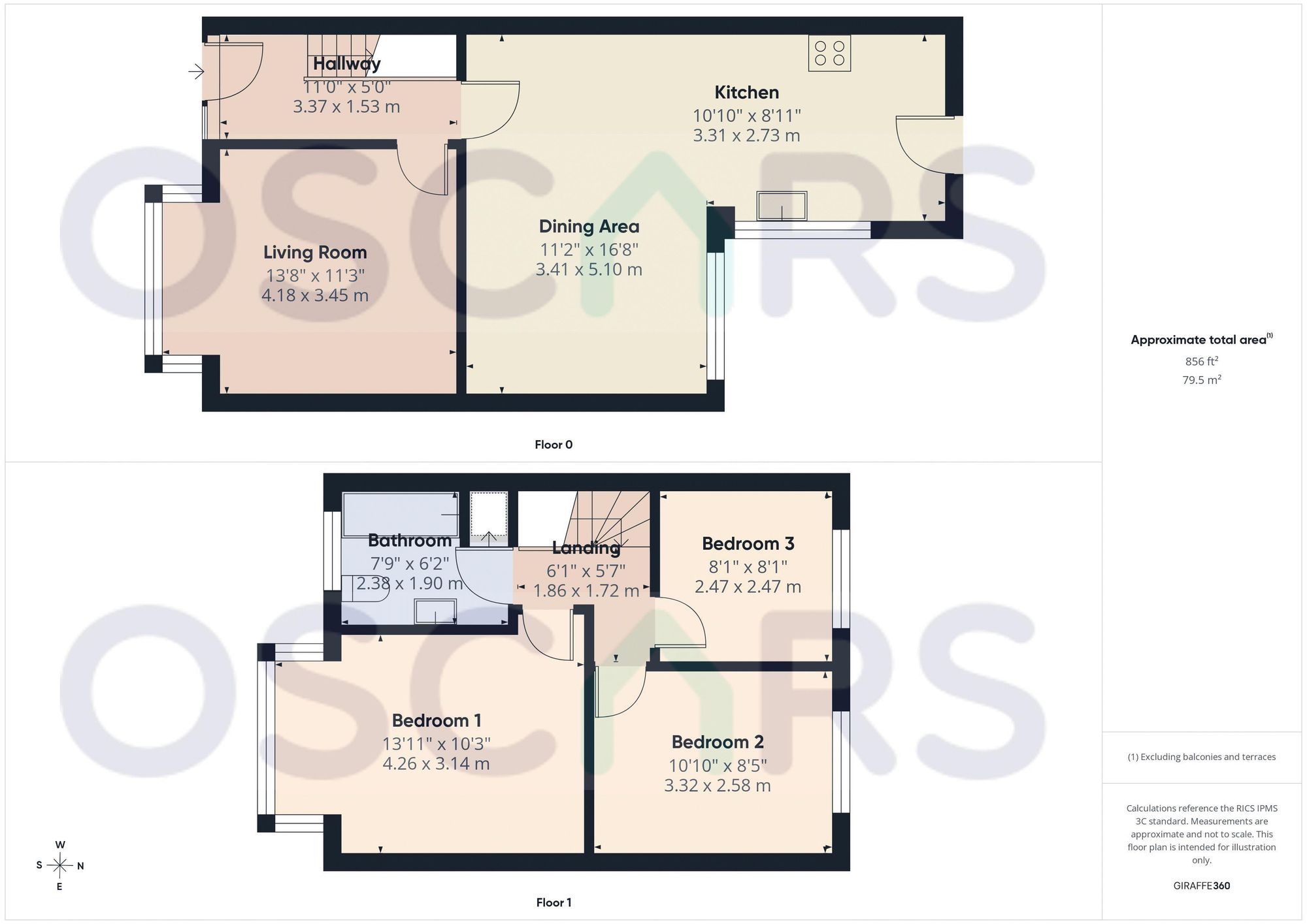 Floorplan for Etherington Road, Hull, HU6