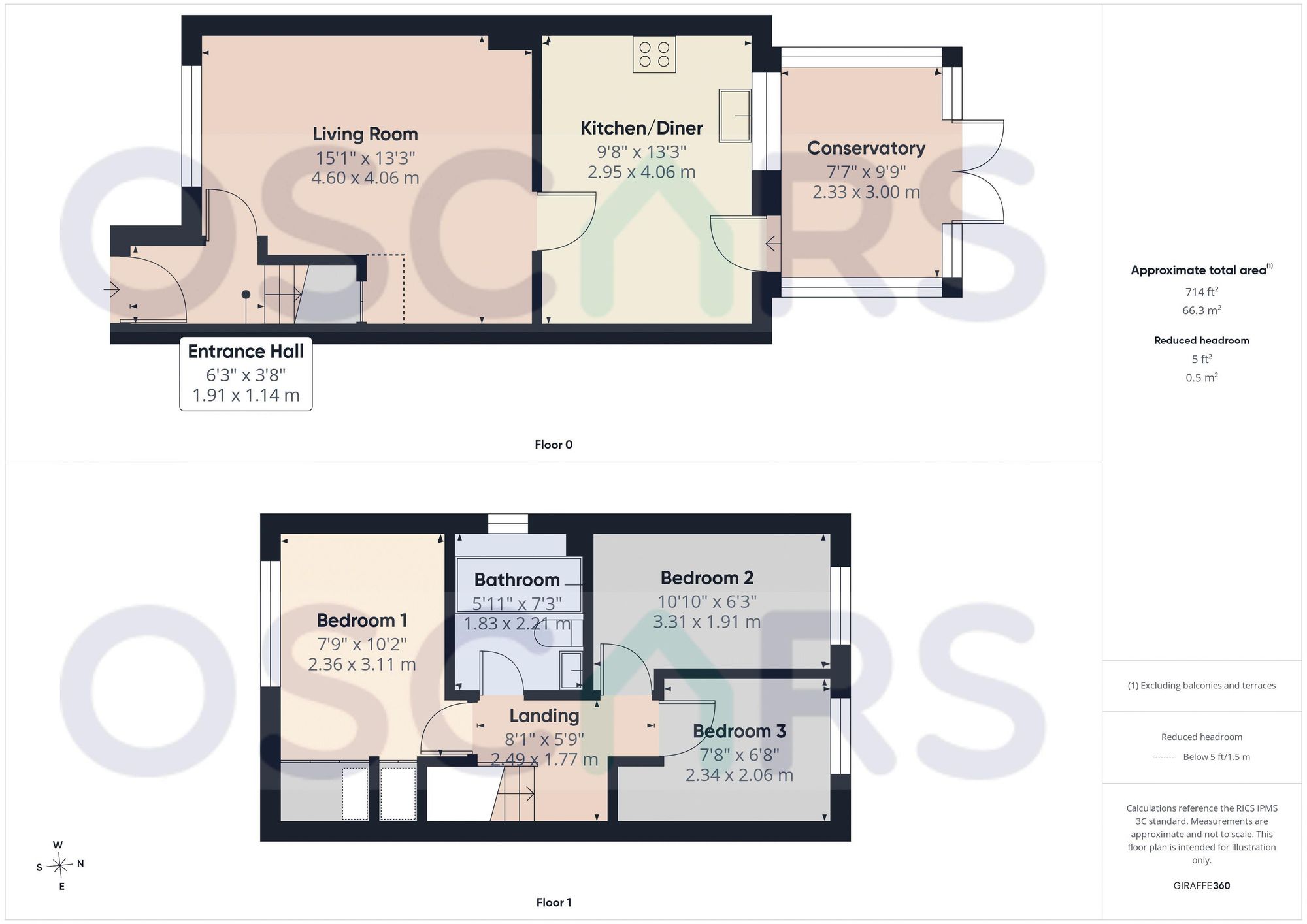 Floorplan for James Niven Court, Hull, HU9