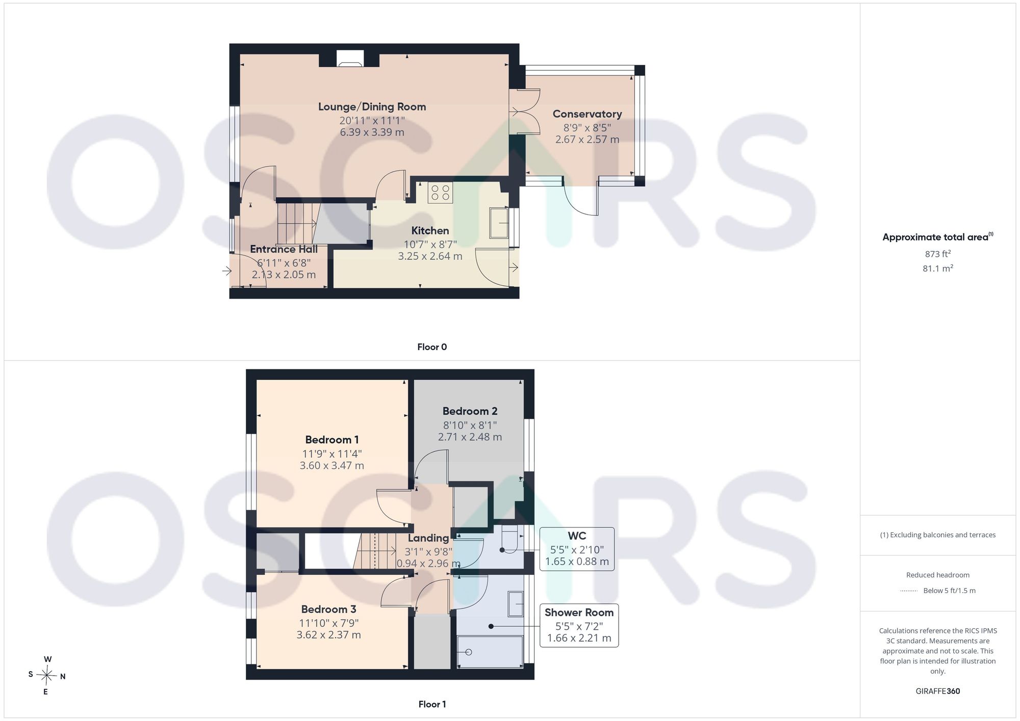 Floorplan for Sibelius Road, Hull, HU4