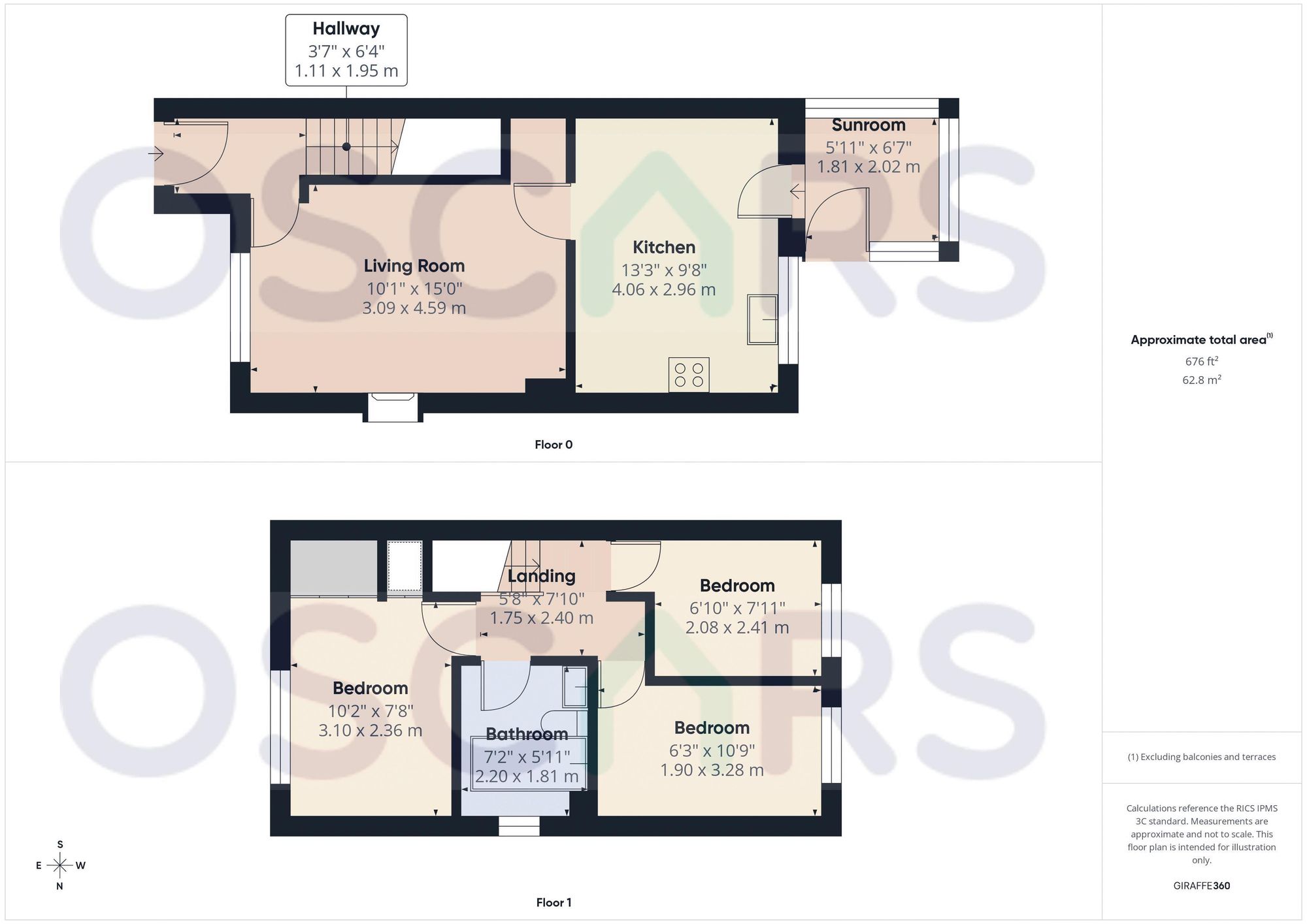 Floorplan for James Niven Court, Hull, HU9