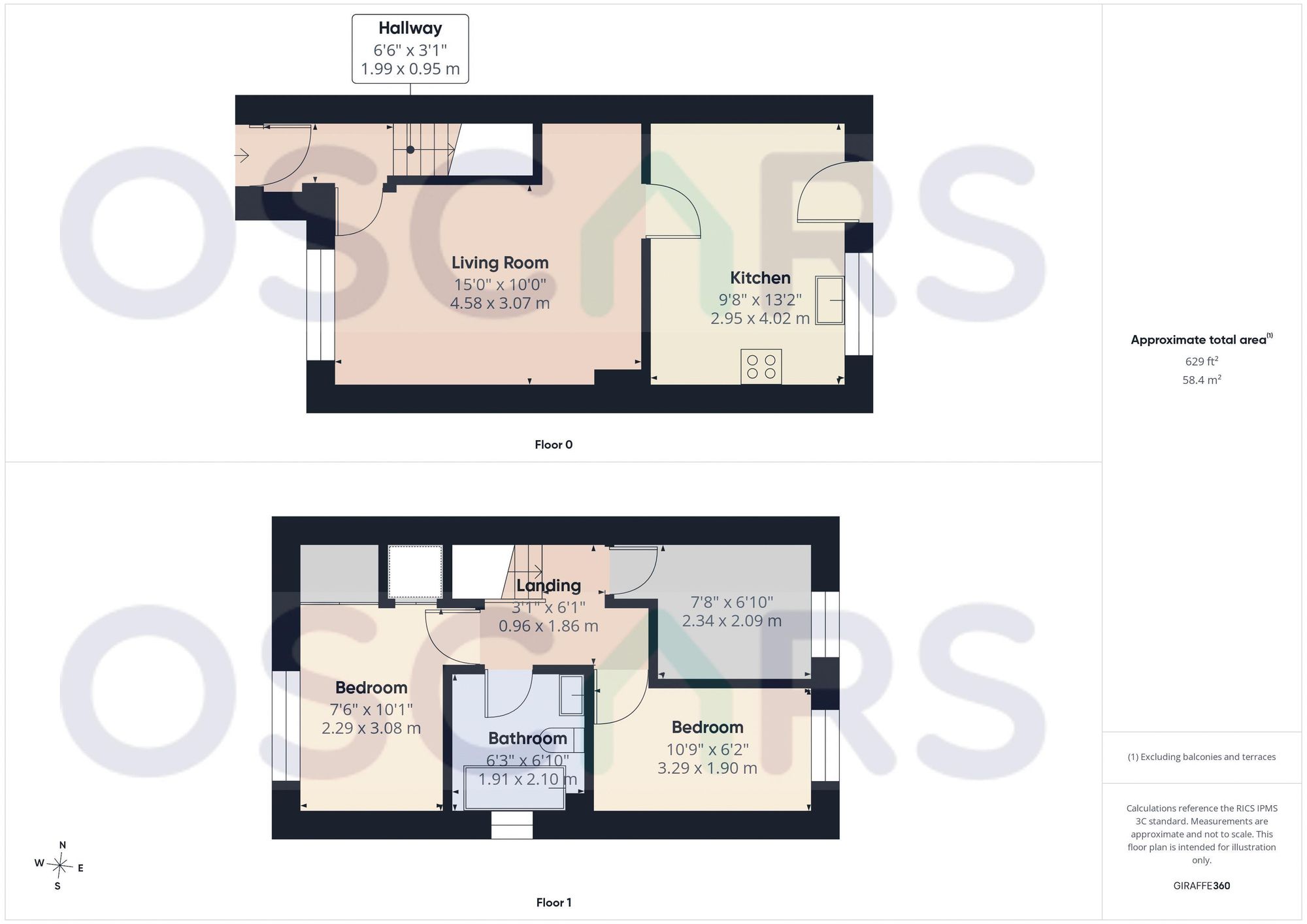 Floorplan for Knightsbridge Court, Hull, HU3