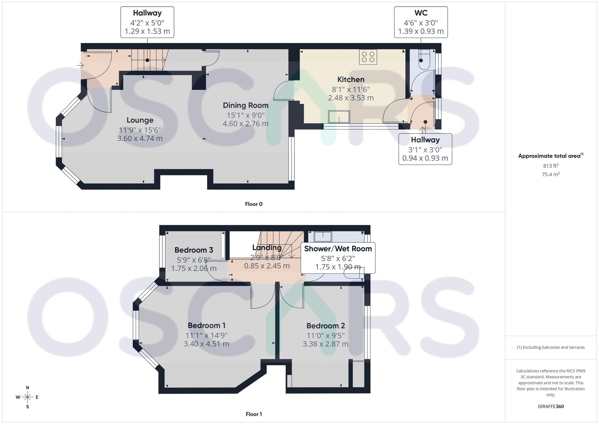Floorplan for Hamlyn Drive, Hull, HU4