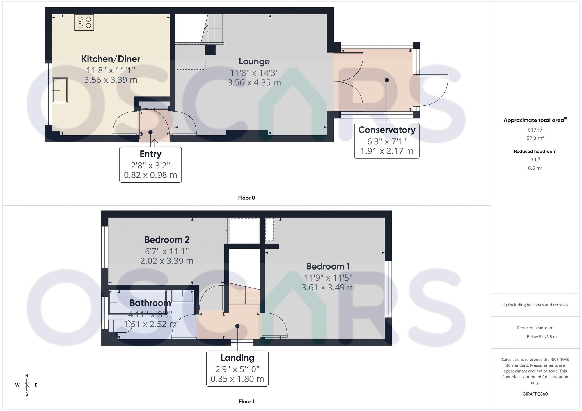 Floorplan for Kempton Road, Hull, HU3