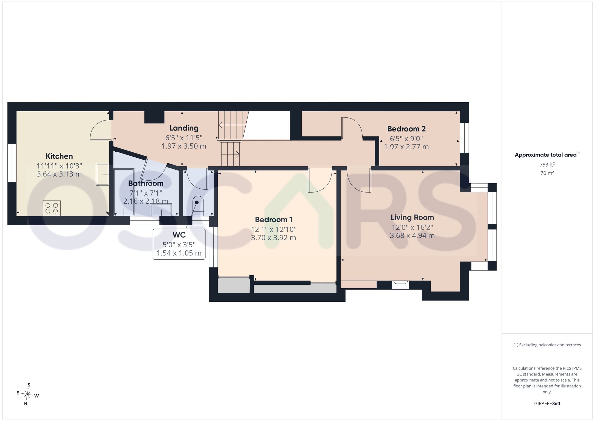 Floorplan for Flat 1 & 2, 22 Hamlyn Avenue, Hull, HU4 6BU