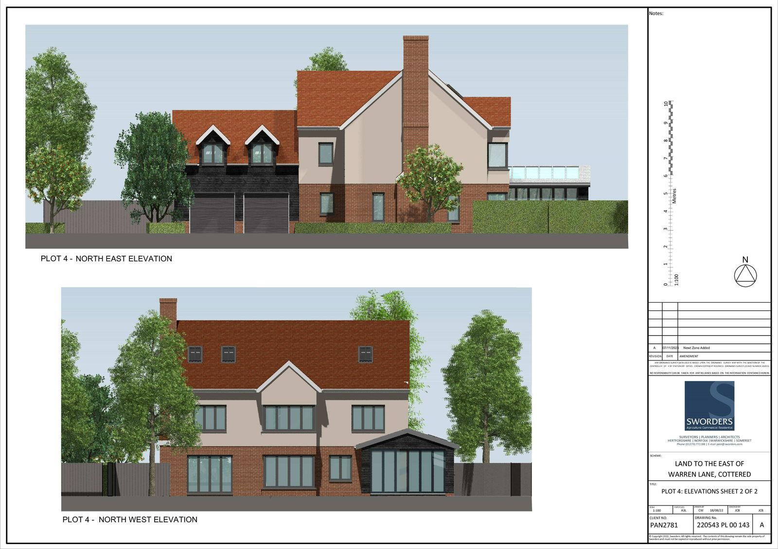 Land for sale with 5 bedrooms, Planning permission for 4 detached homes ...